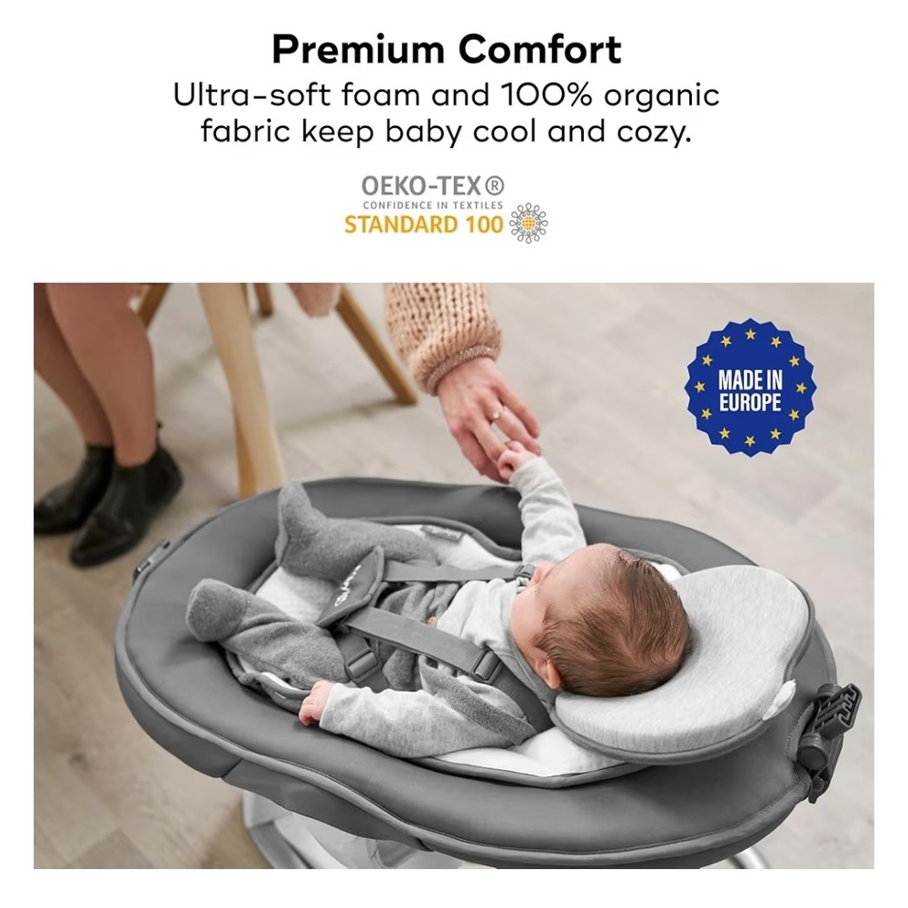 Gray Baby Head Support Pillow - Picture 5 of 8